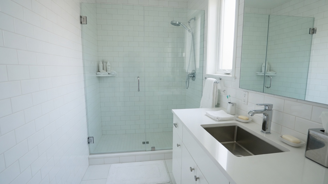Bathroom after cleaning